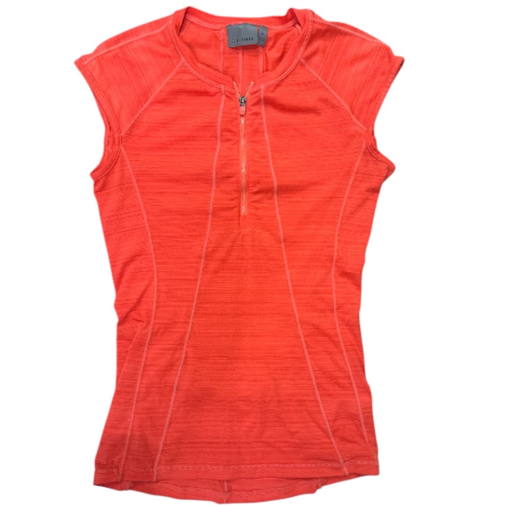 Athleta Pacifica Neon Orange UPF XS